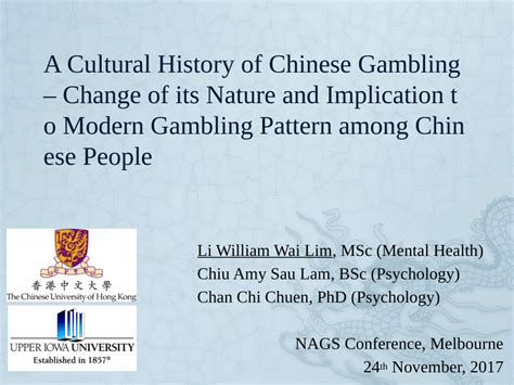 ancient chinese gambling games|(PDF) Cultural history of Chinese gambling .